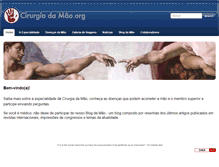 Tablet Screenshot of cirurgiadamao.org