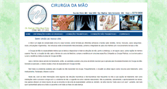 Desktop Screenshot of cirurgiadamao.med.br